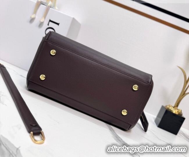 Buy Discount Loewe Medium Madrid bag in supple calfskin leather 052451 Brownie 2026