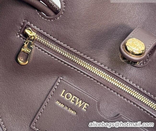 Buy Discount Loewe Medium Madrid bag in supple calfskin leather 052451 Brownie 2026