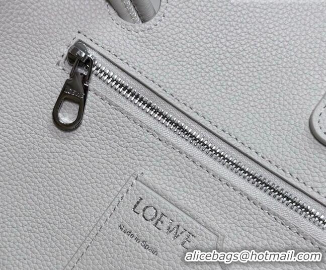 New Fashion Loewe Medium Madrid bag in supple grained calfskin 052451 White 2026