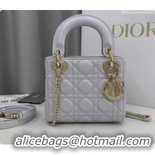 Good Quality Dior Classic Mini Lady Dior Bag in Cannage Lambskin Dreamy M0505 Purple 2026