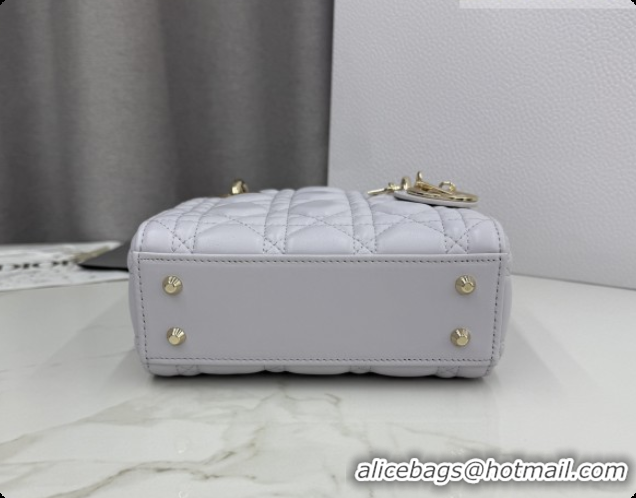 Good Quality Dior Classic Mini Lady Dior Bag in Cannage Lambskin Dreamy M0505 Purple 2026