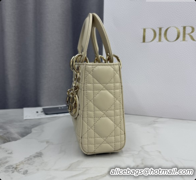 Grade Design Dior Classic Mini Lady Dior Bag in Cannage Lambskin M0505 Light Beige 2026