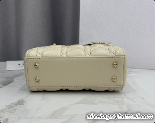 Grade Design Dior Classic Mini Lady Dior Bag in Cannage Lambskin M0505 Light Beige 2026