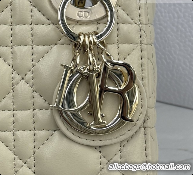 Grade Design Dior Classic Mini Lady Dior Bag in Cannage Lambskin M0505 Light Beige 2026