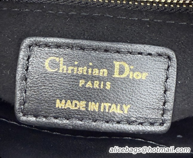 Low Price Dior Classic Mini Lady Dior Bag in Cannage Lambskin M0505 Black/Gold 2026