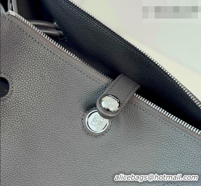 Buy Fashionable Loewe Medium Madrid bag in supple grained calfskin 052451 Dark Grey 2026