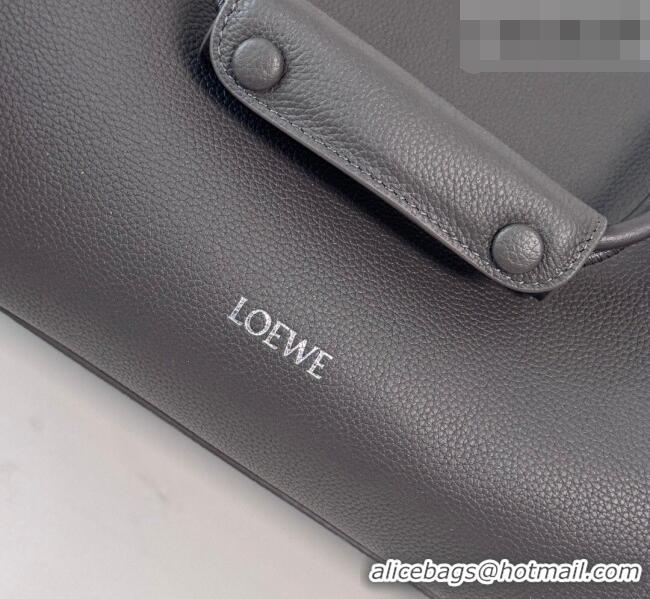 Buy Fashionable Loewe Medium Madrid bag in supple grained calfskin 052451 Dark Grey 2026