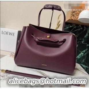Good Product Loewe Large Madrid bag in supple calfskin leather 052510 Dark Burgundy 2026