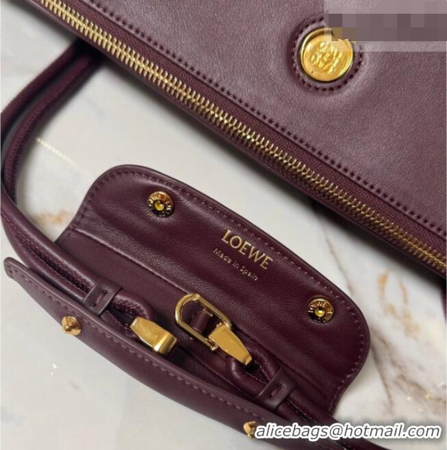 Good Product Loewe Large Madrid bag in supple calfskin leather 052510 Dark Burgundy 2026