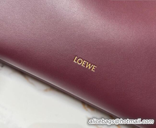 Good Product Loewe Large Madrid bag in supple calfskin leather 052510 Dark Burgundy 2026