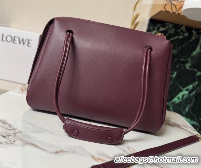 Good Product Loewe Large Madrid bag in supple calfskin leather 052510 Dark Burgundy 2026