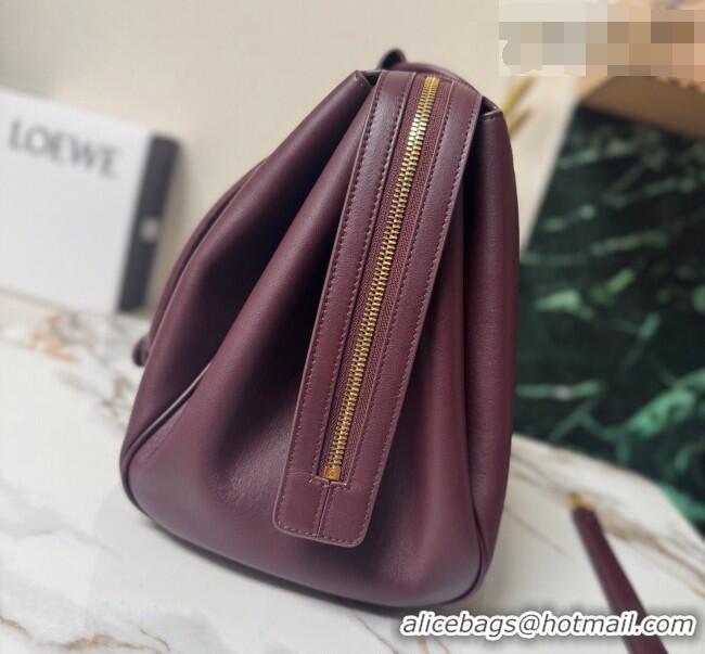Good Product Loewe Large Madrid bag in supple calfskin leather 052510 Dark Burgundy 2026