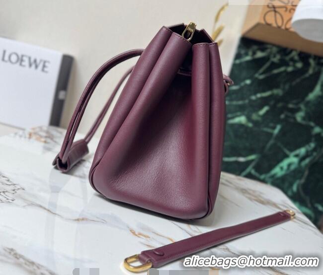 Good Product Loewe Large Madrid bag in supple calfskin leather 052510 Dark Burgundy 2026