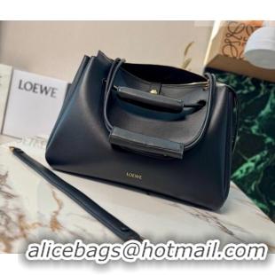 Hot Sell Cheap Loewe Large Madrid bag in supple calfskin leather 052510 Black 2026