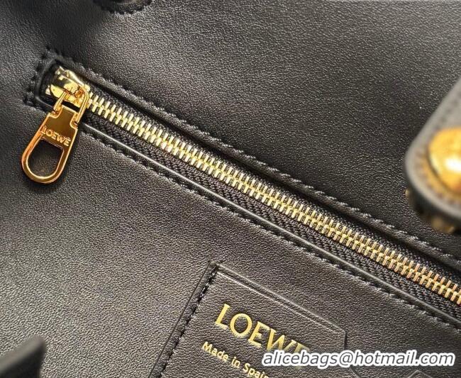 Hot Sell Cheap Loewe Large Madrid bag in supple calfskin leather 052510 Black 2026