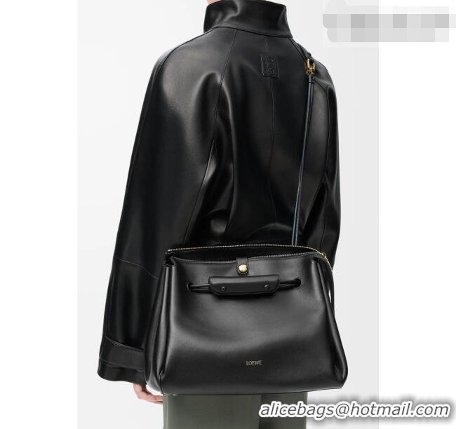 Hot Sell Cheap Loewe Large Madrid bag in supple calfskin leather 052510 Black 2026