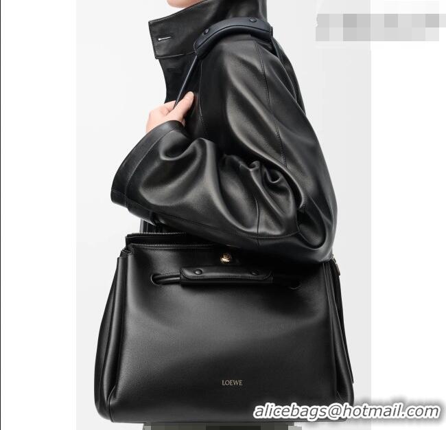Hot Sell Cheap Loewe Large Madrid bag in supple calfskin leather 052510 Black 2026
