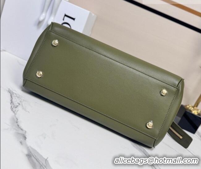 Luxury Discount Loewe Large Madrid bag in supple calfskin leather 052510 Green 2026