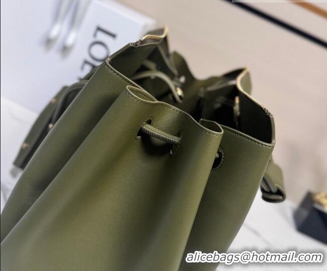 Luxury Discount Loewe Large Madrid bag in supple calfskin leather 052510 Green 2026