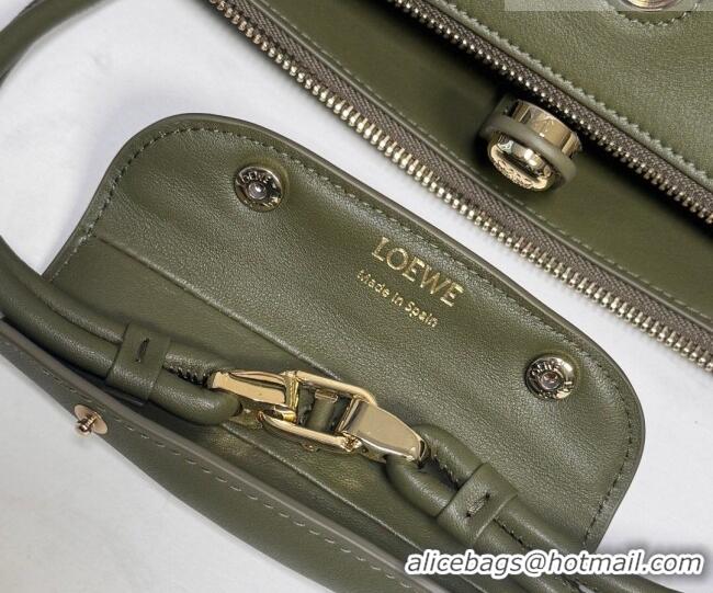 Luxury Discount Loewe Large Madrid bag in supple calfskin leather 052510 Green 2026