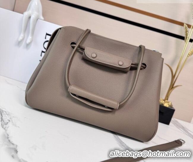 Famous Brand Loewe Large Madrid bag in supple calfskin leather 052510 Taupe 2026