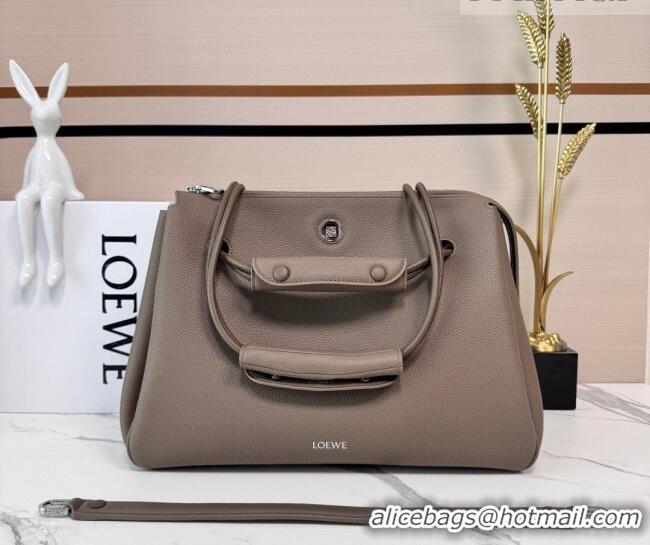 Famous Brand Loewe Large Madrid bag in supple calfskin leather 052510 Taupe 2026