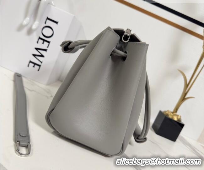Big Discount Loewe Medium Madrid bag in supple calfskin leather 062451 Grey/White/Black 2026