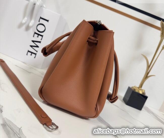 Shop Grade Loewe Medium Madrid bag in supple calfskin leather 062451 Caramel/Bright Green 2026