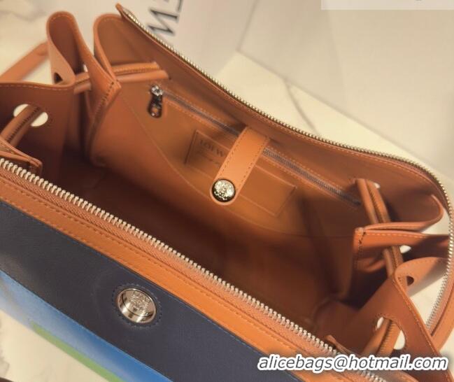 Shop Grade Loewe Medium Madrid bag in supple calfskin leather 062451 Caramel/Bright Green 2026