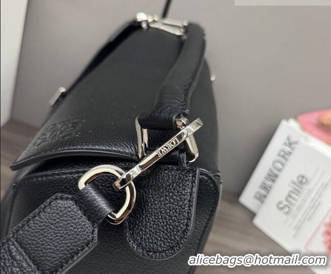 Discount Design Loewe Large Puzzle Edge bag in soft grained calfskin 052446 Black 2026