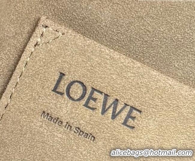 Spot Bulk Loewe Large Puzzle Edge bag in soft grained calfskin 052446 Dark Green 2026