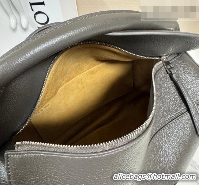 Most Popular Loewe Large Puzzle Edge bag in soft grained calfskin 052446 Dark Grey 2026