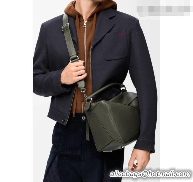 Luxury Cheap Loewe Large Puzzle Edge bag in soft grained calfskin 052446 Tundra 2026