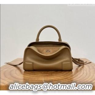 Sophisticated Cheap Loewe Mini Amazona 180 Bag in Soft Calfskin 81001 Mocha 2026