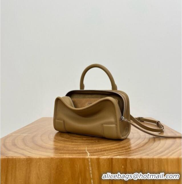 Sophisticated Cheap Loewe Mini Amazona 180 Bag in Soft Calfskin 81001 Mocha 2026