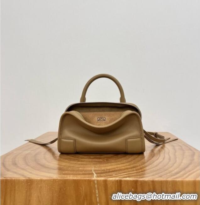 Sophisticated Cheap Loewe Mini Amazona 180 Bag in Soft Calfskin 81001 Mocha 2026