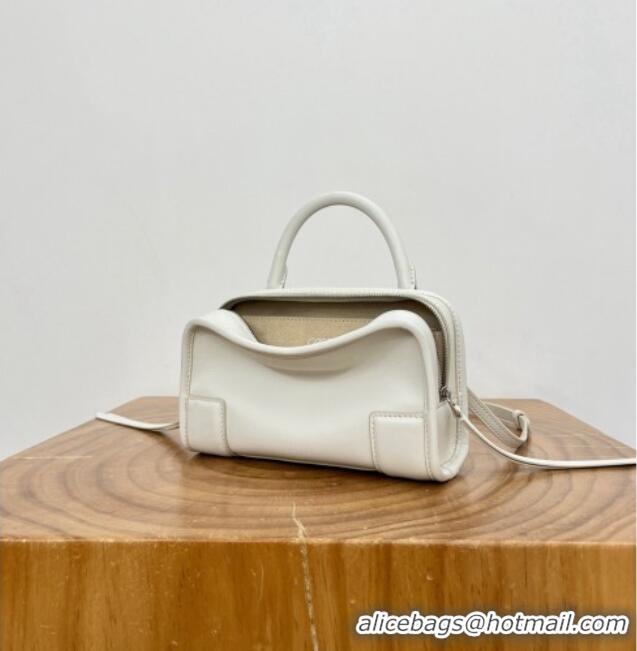 Best Grade Loewe Mini Amazona 180 Bag in Soft Calfskin 81001 White 2026
