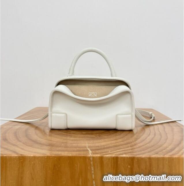 Best Grade Loewe Mini Amazona 180 Bag in Soft Calfskin 81001 White 2026