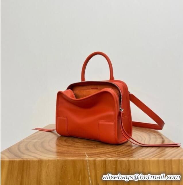 Inexpensive Loewe Small Amazona 180 Bag in Soft Calfskin Sunrise 81002 Orange 2026