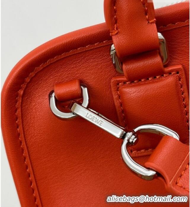 Inexpensive Loewe Small Amazona 180 Bag in Soft Calfskin Sunrise 81002 Orange 2026