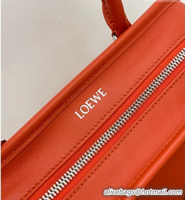 Inexpensive Loewe Small Amazona 180 Bag in Soft Calfskin Sunrise 81002 Orange 2026