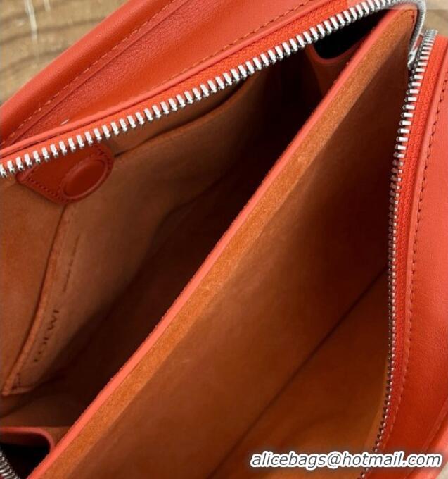 Inexpensive Loewe Small Amazona 180 Bag in Soft Calfskin Sunrise 81002 Orange 2026