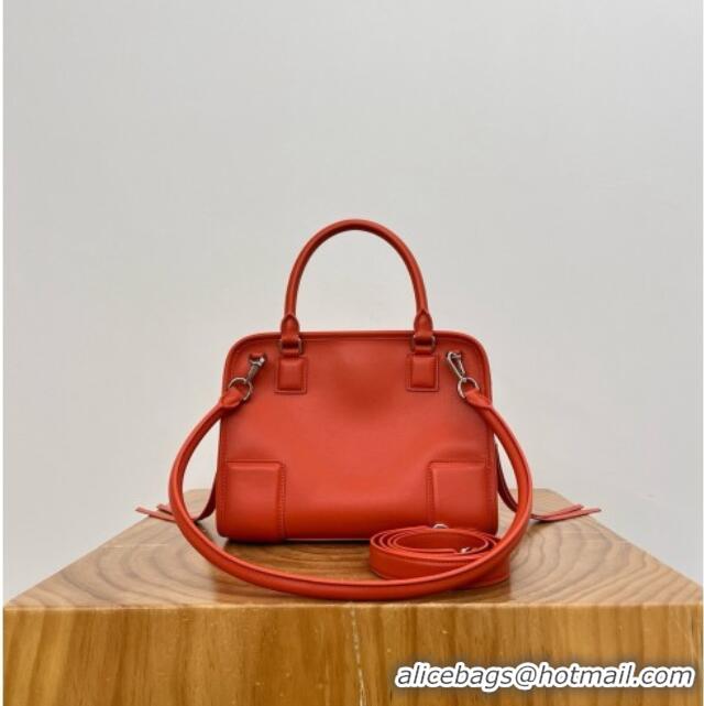Inexpensive Loewe Small Amazona 180 Bag in Soft Calfskin Sunrise 81002 Orange 2026