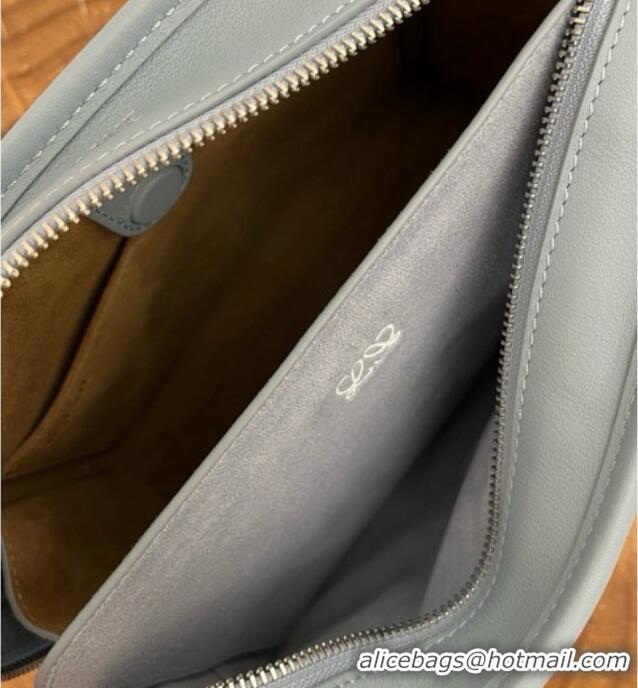 Modern Classic Loewe Small Amazona 180 Bag in Soft Calfskin 81002 Light Blue 2026
