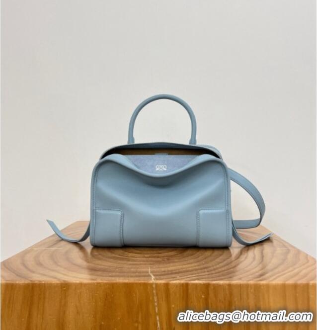 Modern Classic Loewe Small Amazona 180 Bag in Soft Calfskin 81002 Light Blue 2026