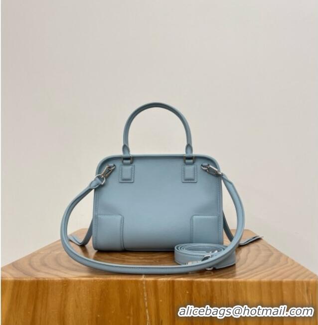 Modern Classic Loewe Small Amazona 180 Bag in Soft Calfskin 81002 Light Blue 2026