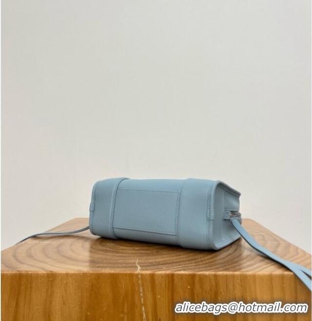 Modern Classic Loewe Small Amazona 180 Bag in Soft Calfskin 81002 Light Blue 2026