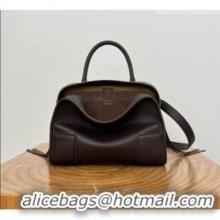 Wholesale Cheap Loewe Small Amazona 180 Bag in Soft Calfskin 81002 Dark Chestnut Brown 2026