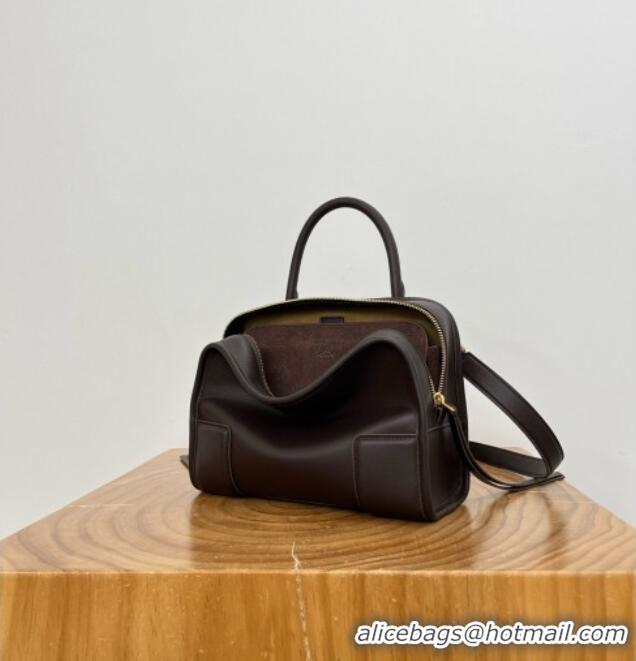 Wholesale Cheap Loewe Small Amazona 180 Bag in Soft Calfskin 81002 Dark Chestnut Brown 2026