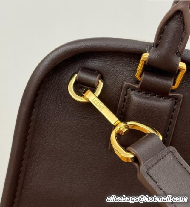 Wholesale Cheap Loewe Small Amazona 180 Bag in Soft Calfskin 81002 Dark Chestnut Brown 2026